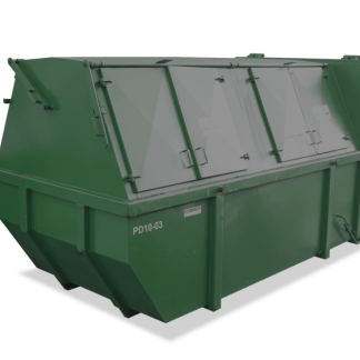 10m³ container bedrijfsafval & grof huishoudelijk