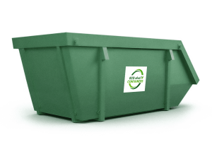2,5m³ container bedrijfsafval & grof huishoudelijk